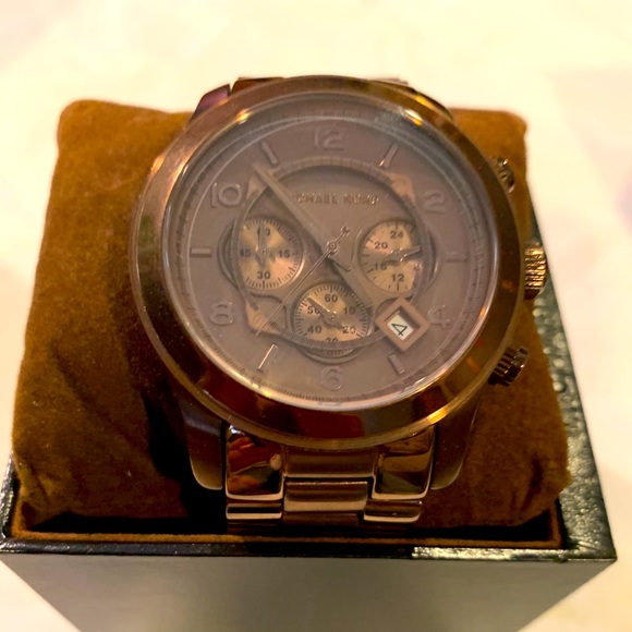 Michael Kors Accessories - Michael Kors Unisex watch brown links